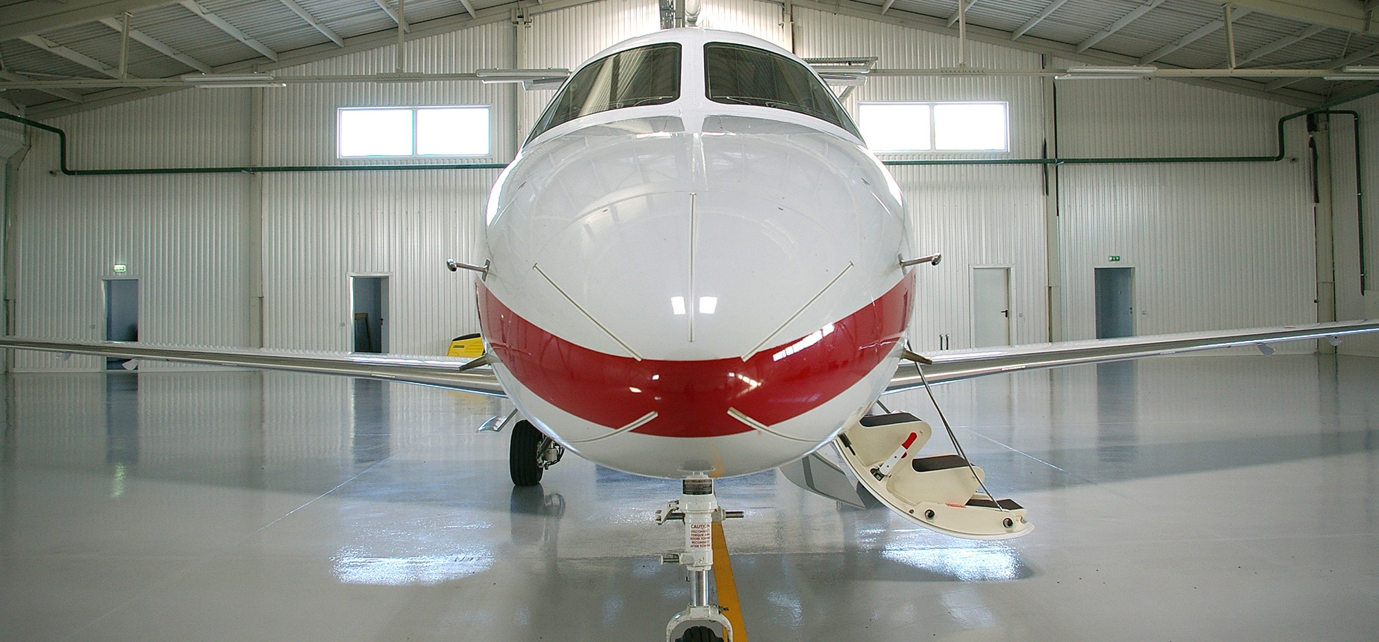 Aviation Hangar Epoxy Flooring Surface Technology Inc.